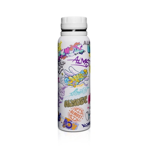 Almost Studio Vessel White Thermos Cup Vacuum Insulated 800mL - Botol Tumbler Stainless Steel Tahan Panas dan Dingin