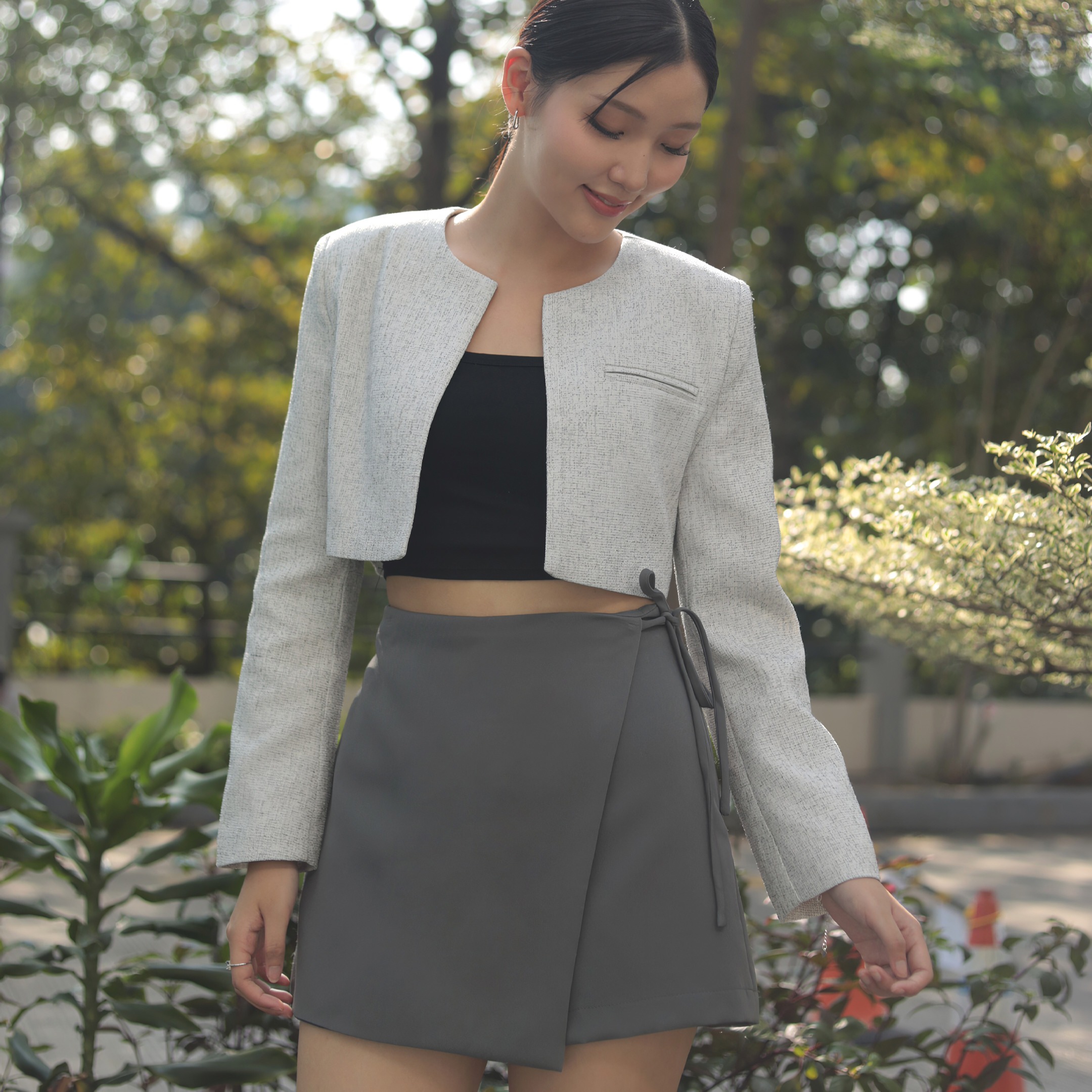 Cotton Code Skort Wanita Leticia Regular Fit