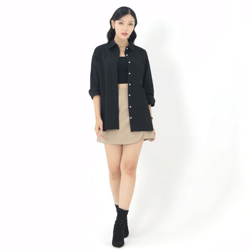 Image of Cotton Code Kemeja Wanita Victoria One Size