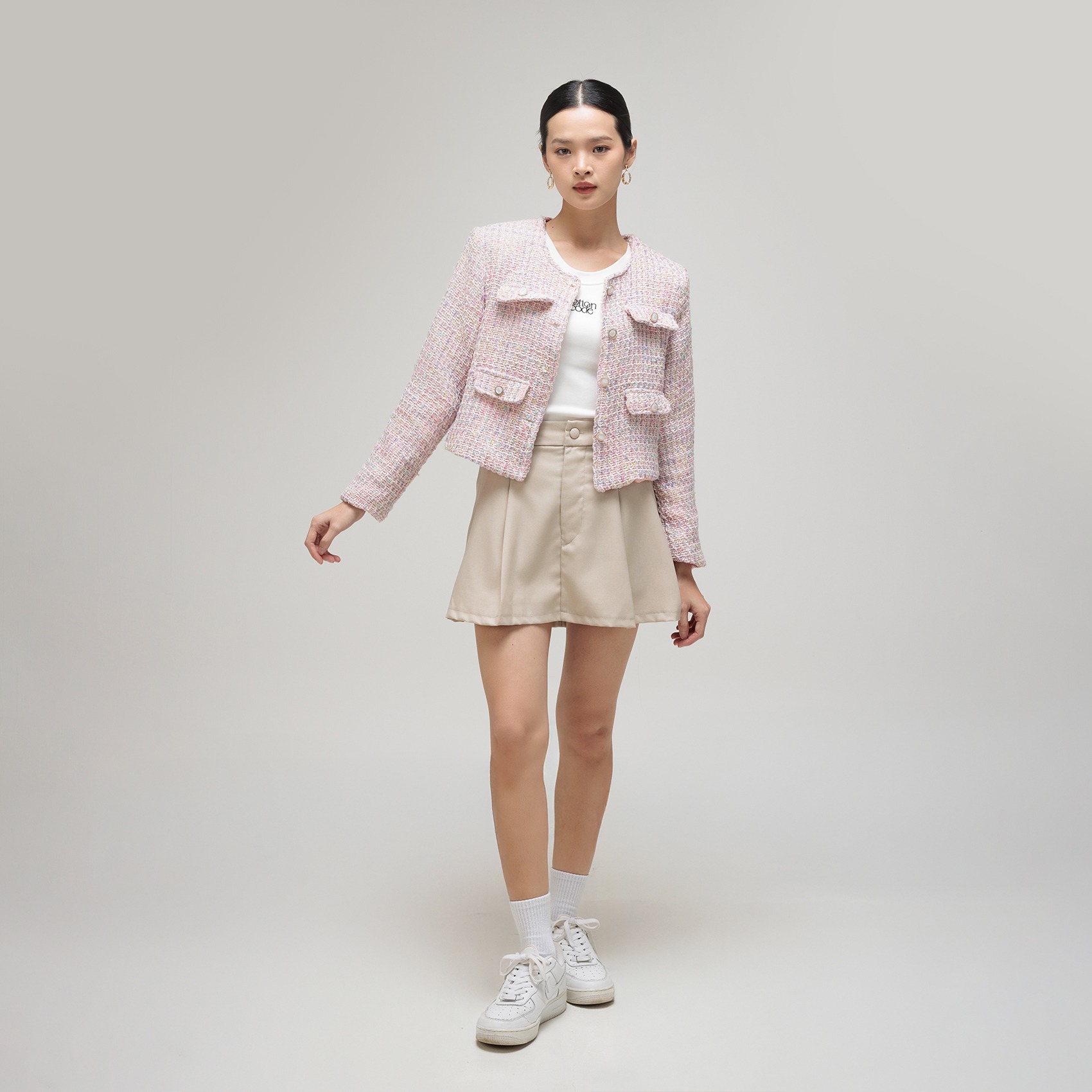 Cotton Code Blazer Wanita Arthelia Regular Fit