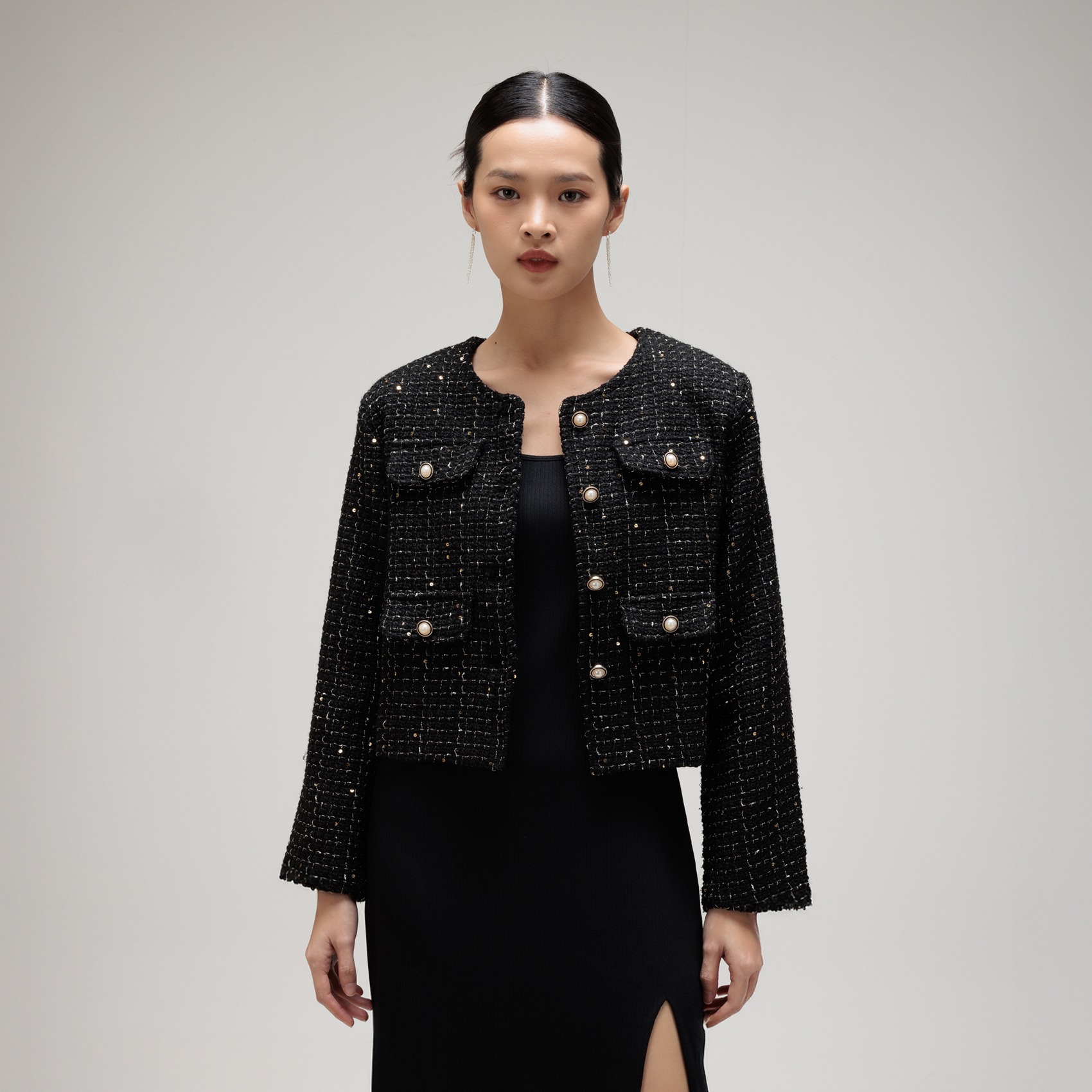 Cotton Code Blazer Wanita Arthelia Regular Fit