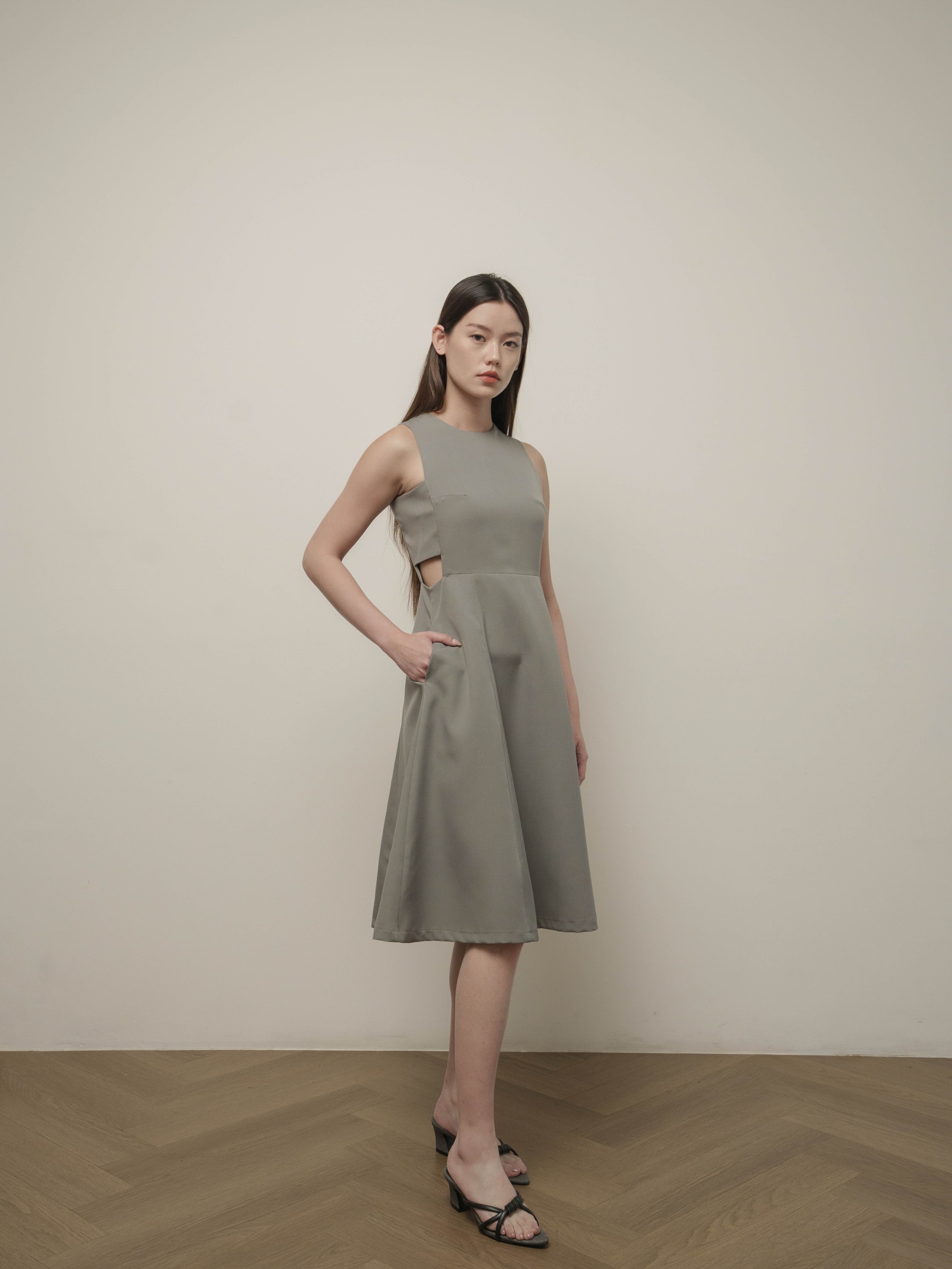 Cotton Code Dress Wanita Aveline