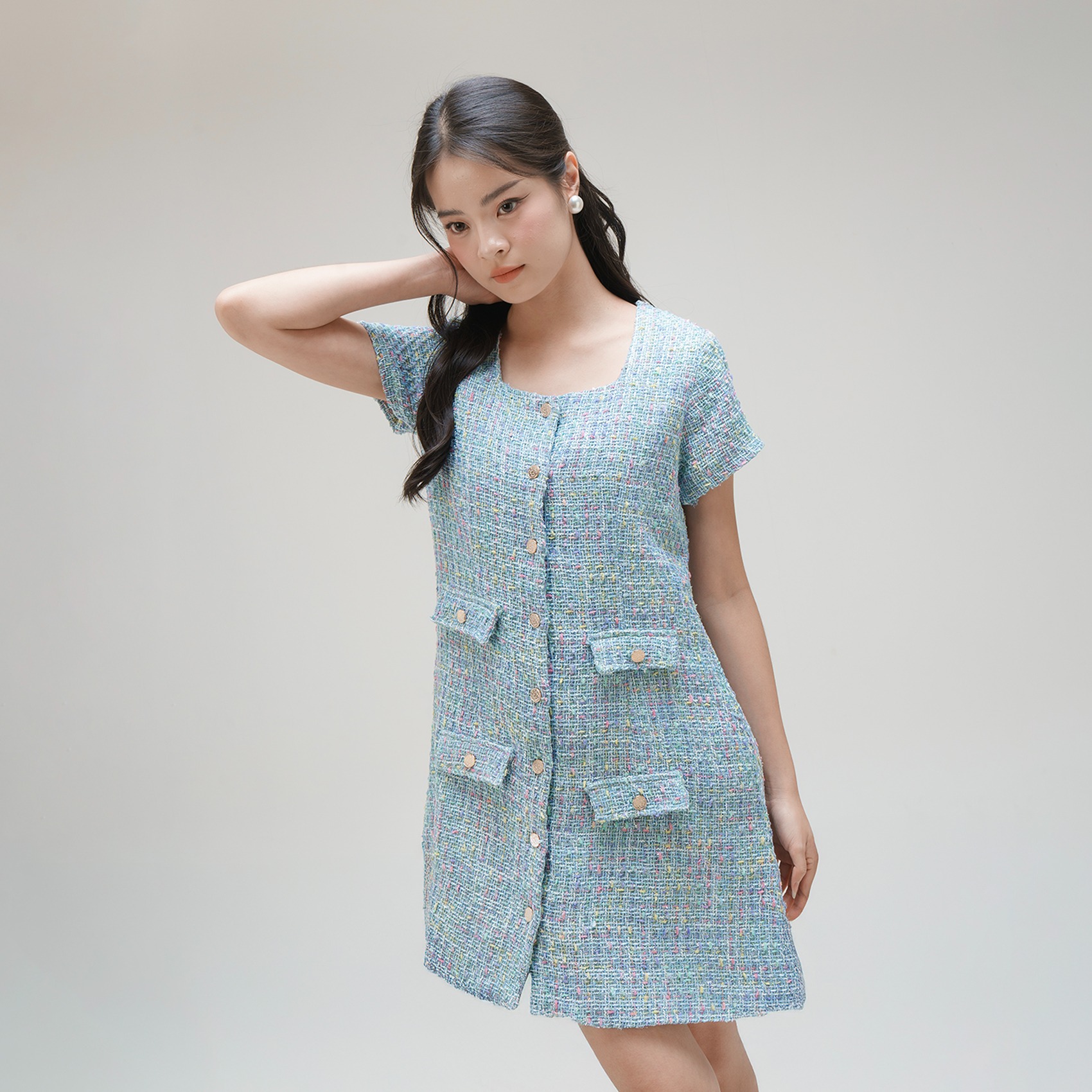 Cotton Code Dress Wanita korean style Georgina Dress