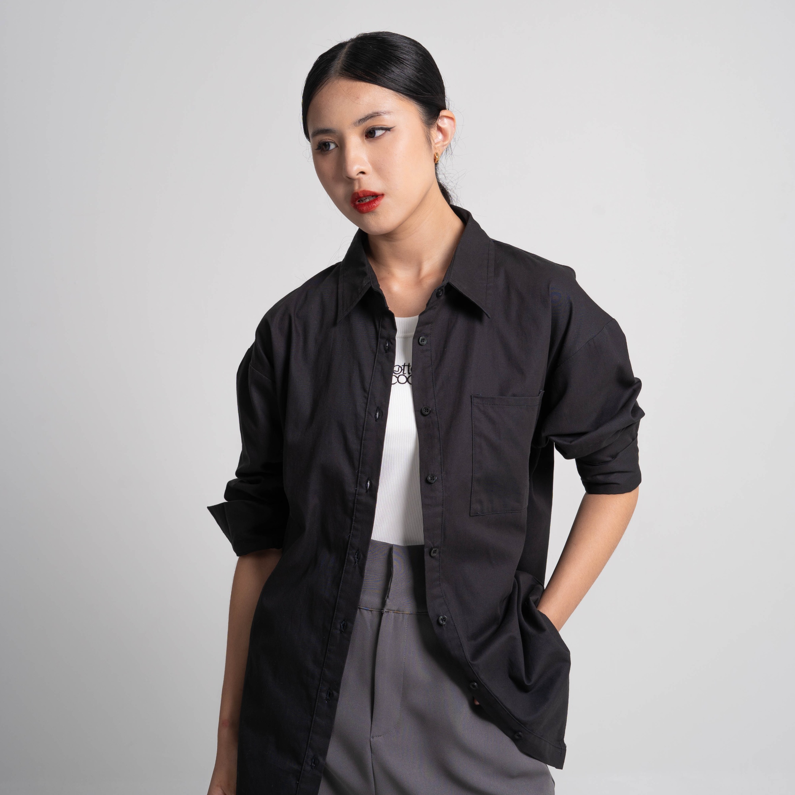 Cotton Code Kemeja Wanita Victoria One Size