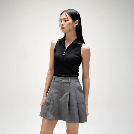 Image of Cotton Code Rok Pendek Wanita Medlyn Rok Regular Fit