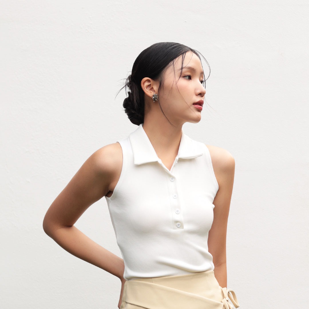 Cotton Code Atasan Wanita Mira Top Slim Fit