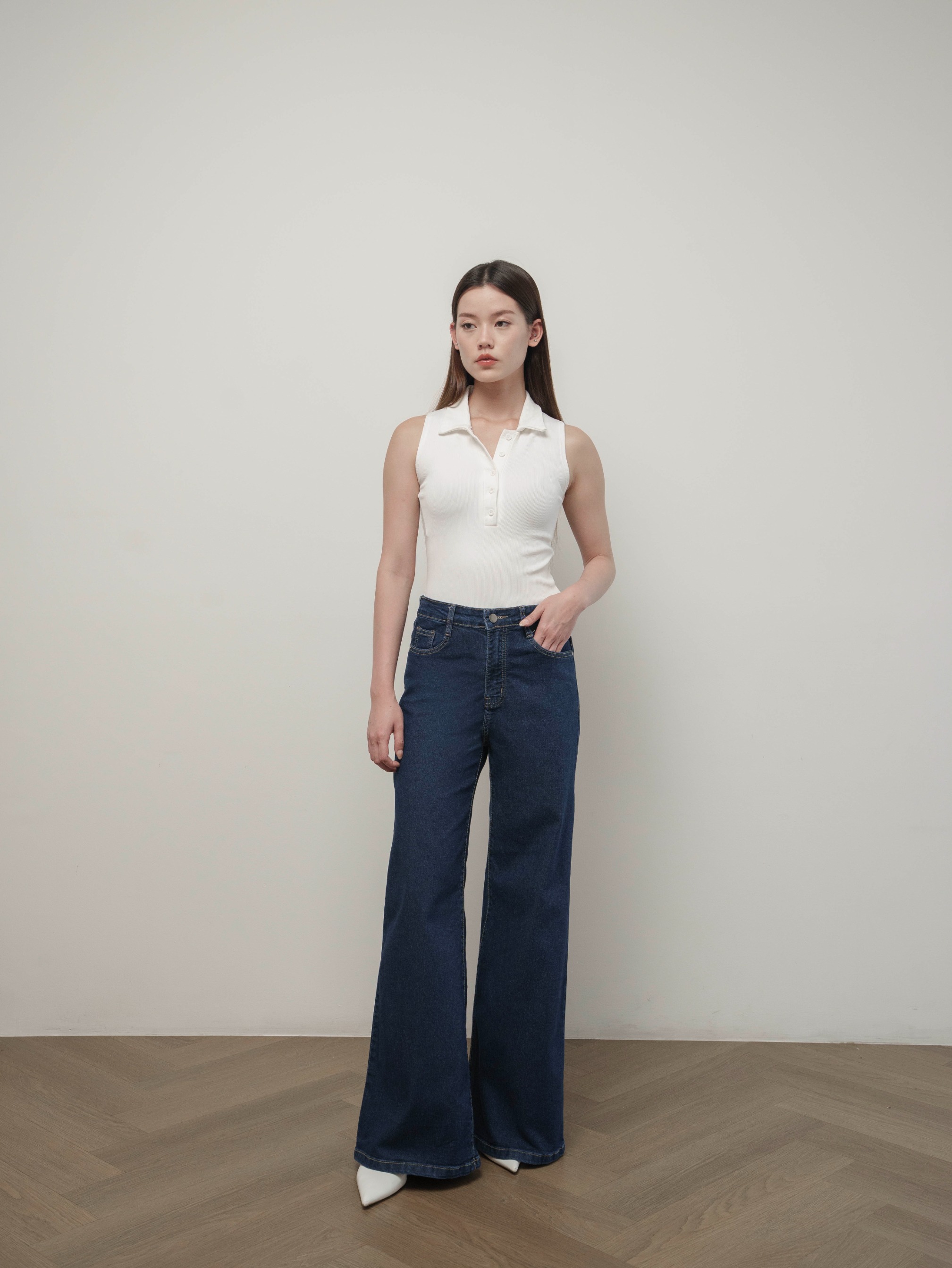 Cotton Code Celana Jeans Wanita Nancy Jeans High Waist