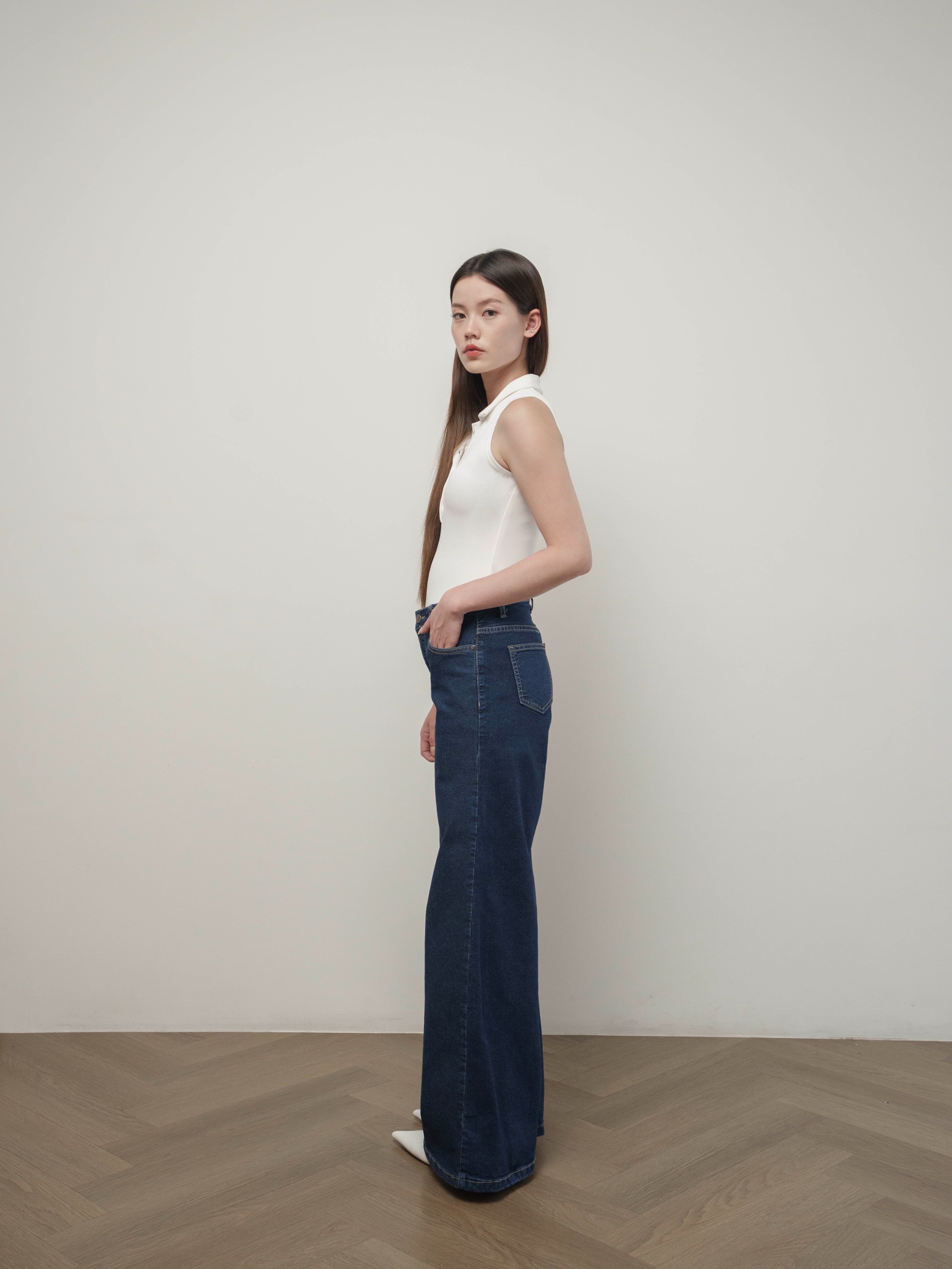 Cotton Code Celana Jeans Wanita Nancy Jeans High Waist