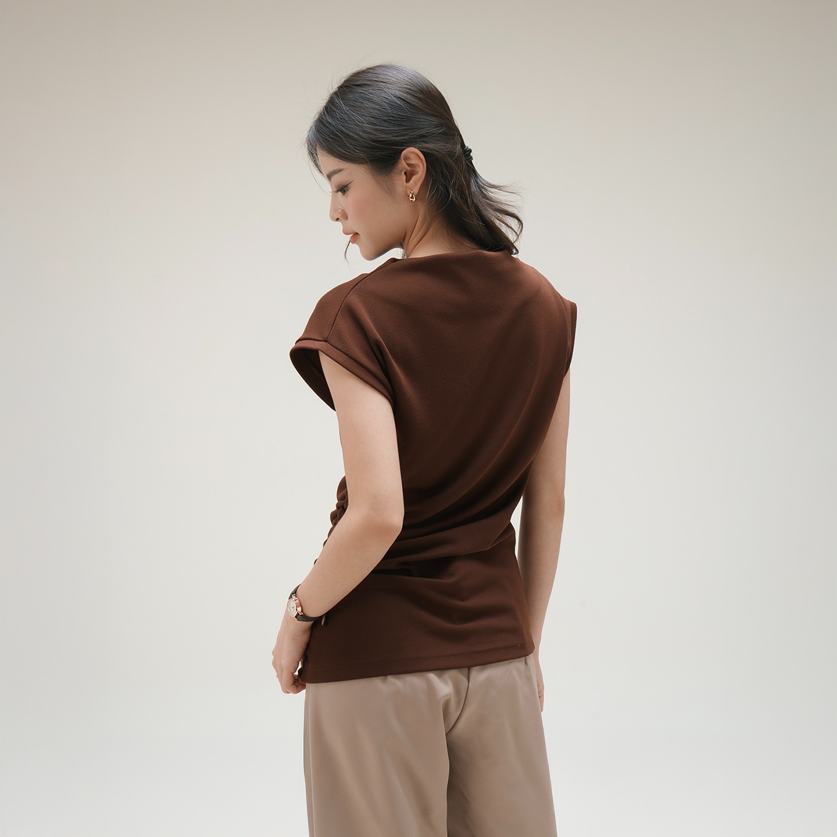 Cotton Code Atasan Wanita Shery Top Slim Fit