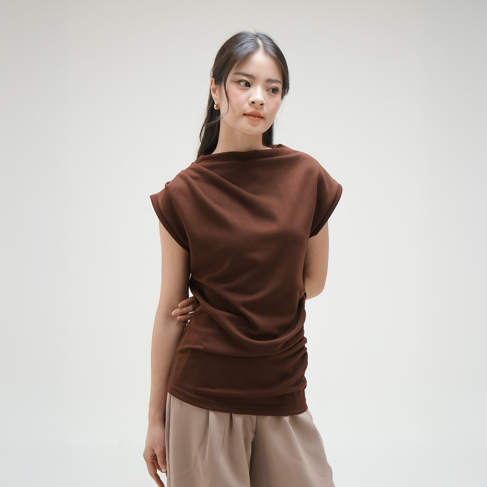 Cotton Code Atasan Wanita Shery Top Slim Fit