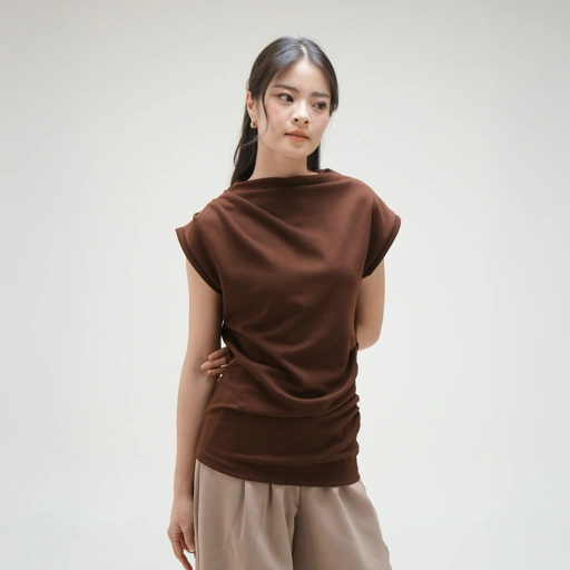 Image of Cotton Code Atasan Wanita Shery Top Slim Fit