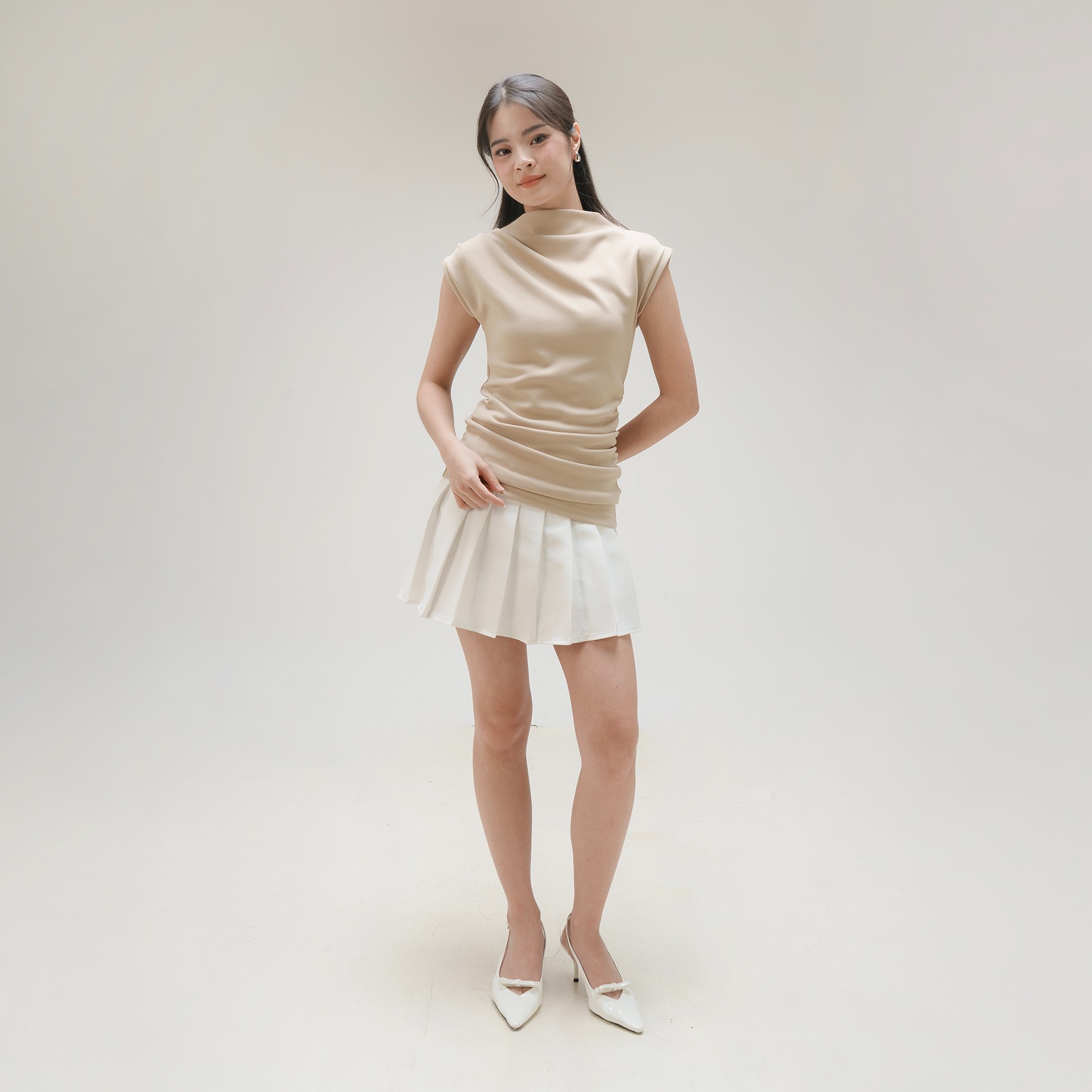Cotton Code Atasan Wanita Shery Top Slim Fit