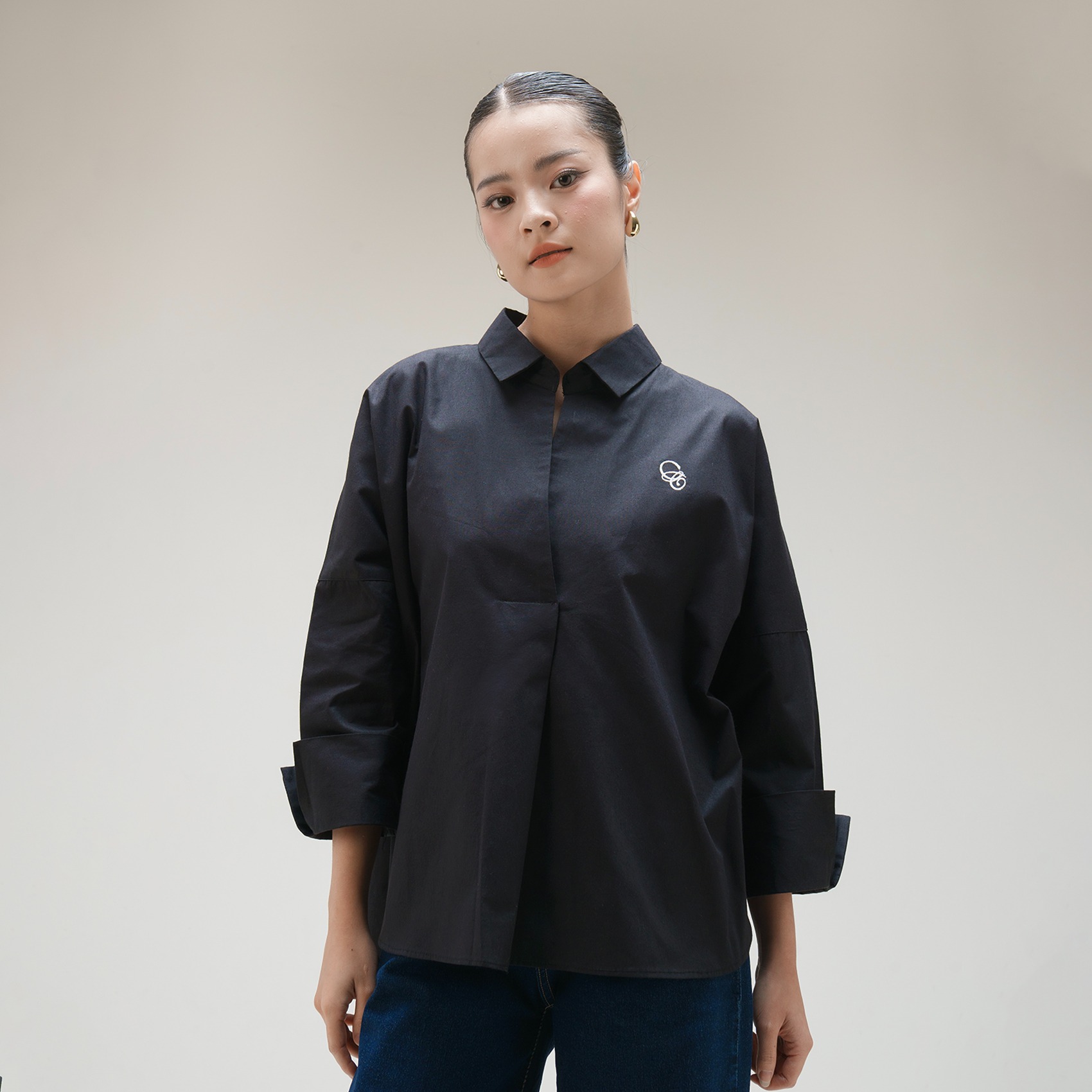 Cotton Code Kemeja Wanita Veronica One Size