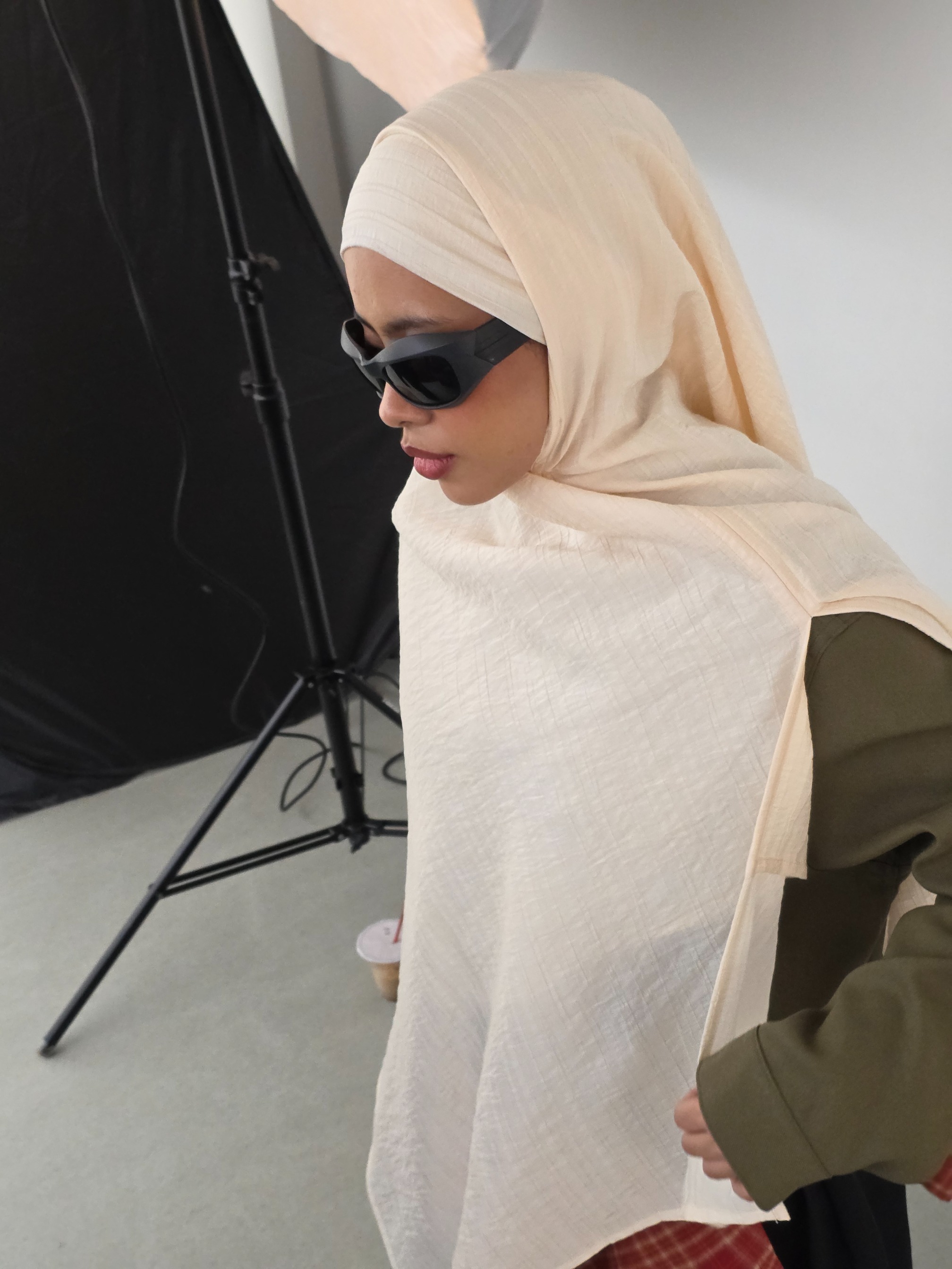 FLÖU - Bandana Pashmina Instant [Gou - Ivory]