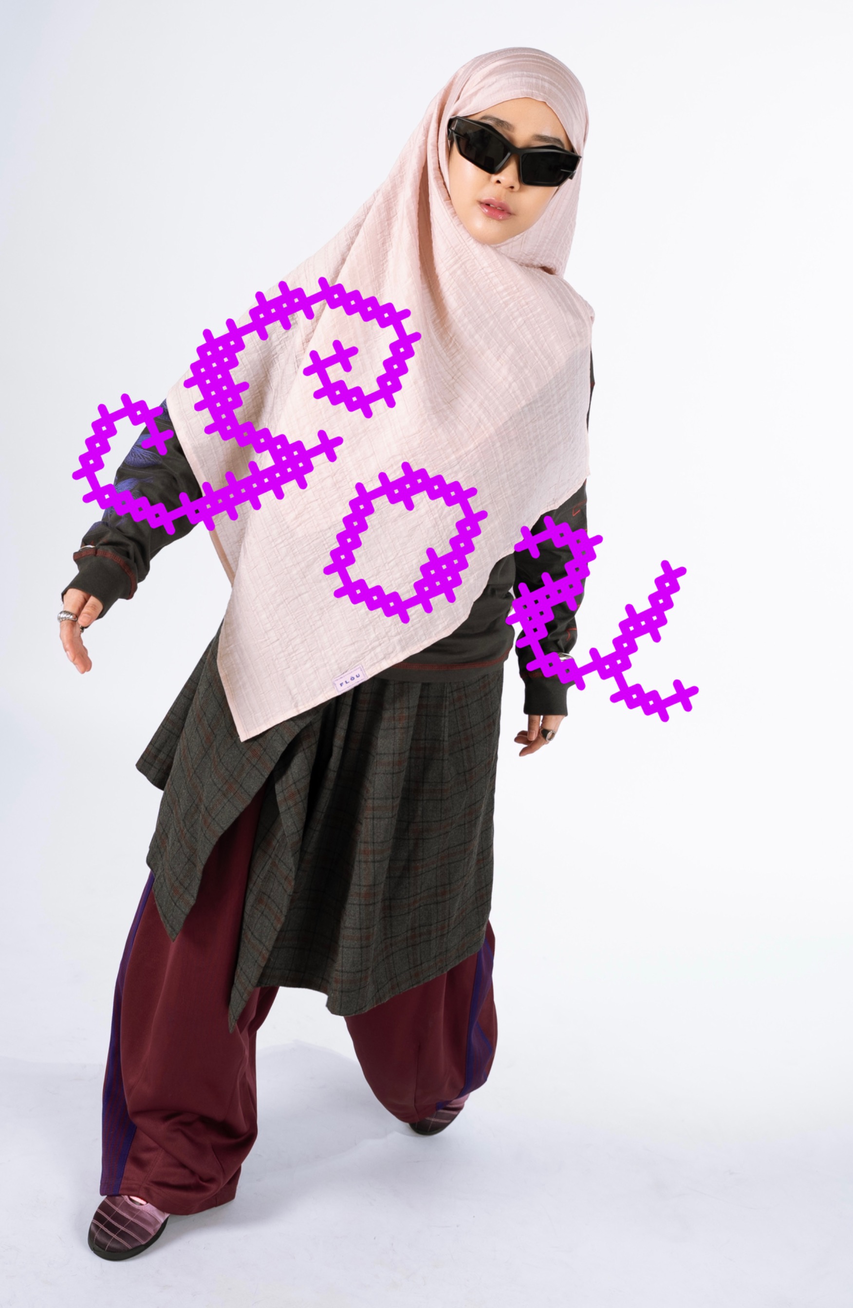 FLÖU - Bandana Pashmina Instant [Gou - Dusty]