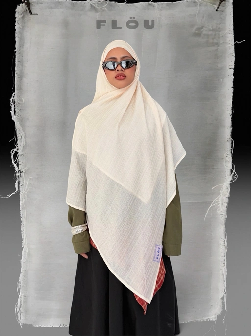 FLÖU - Bandana Pashmina Instant [Gou - Ivory]