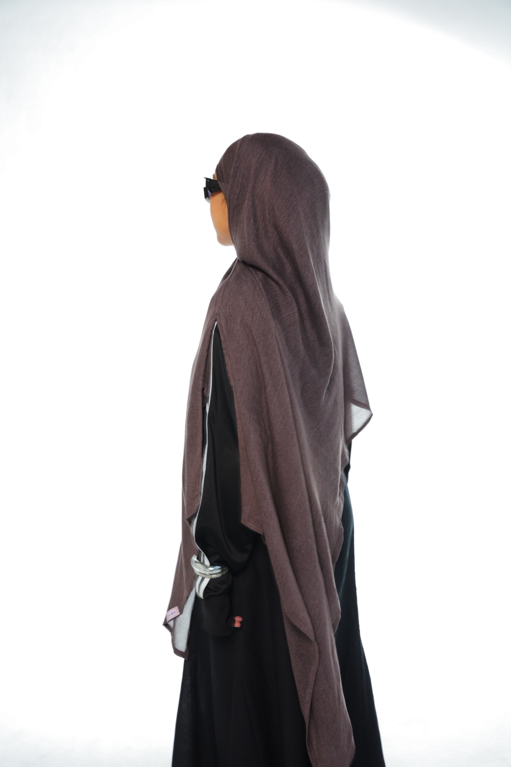 FLÖU - Bandana Pashmina Instant (Nezu - Dark Wine)