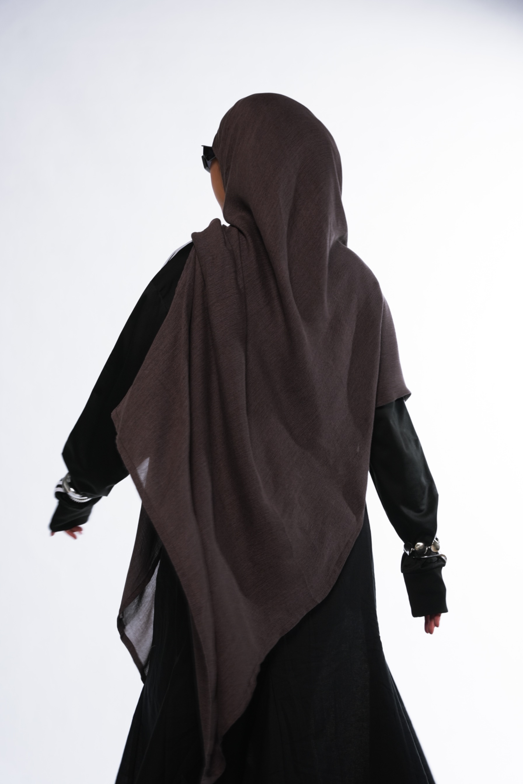 FLÖU - Bandana Pashmina Instant (Nezu - Dark Wine)