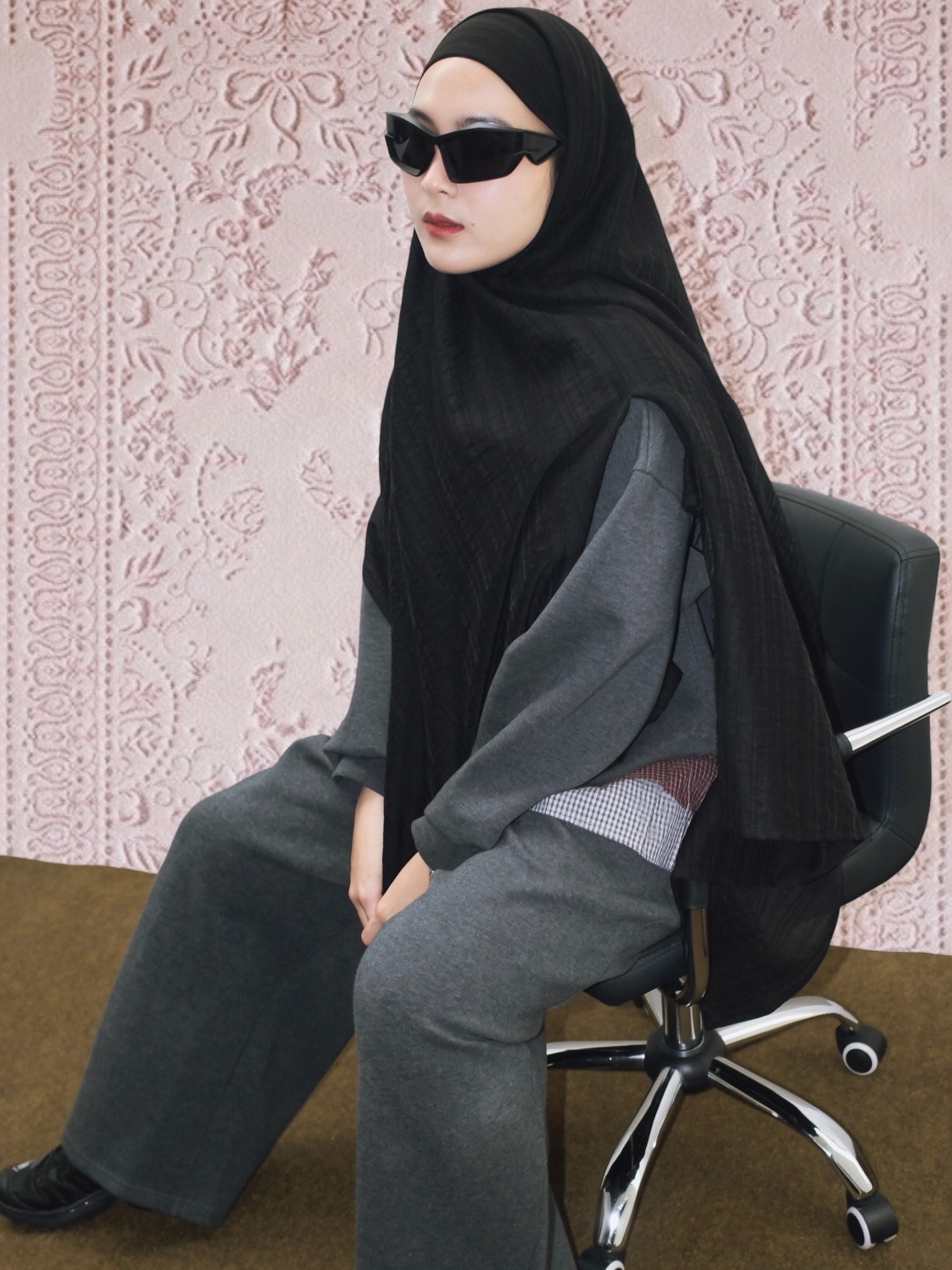 FLÖU - Bandana Pashmina Instant [Gou - Black]