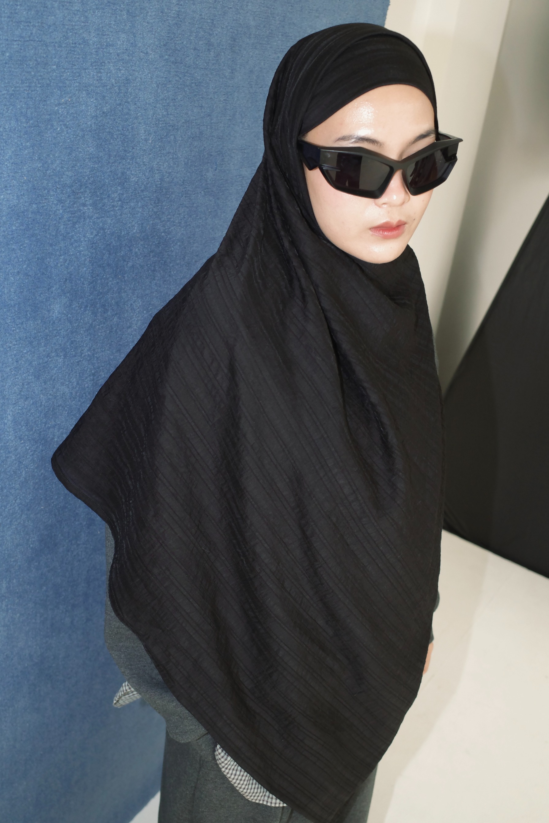 FLÖU - Bandana Pashmina Instant [Gou - Black]