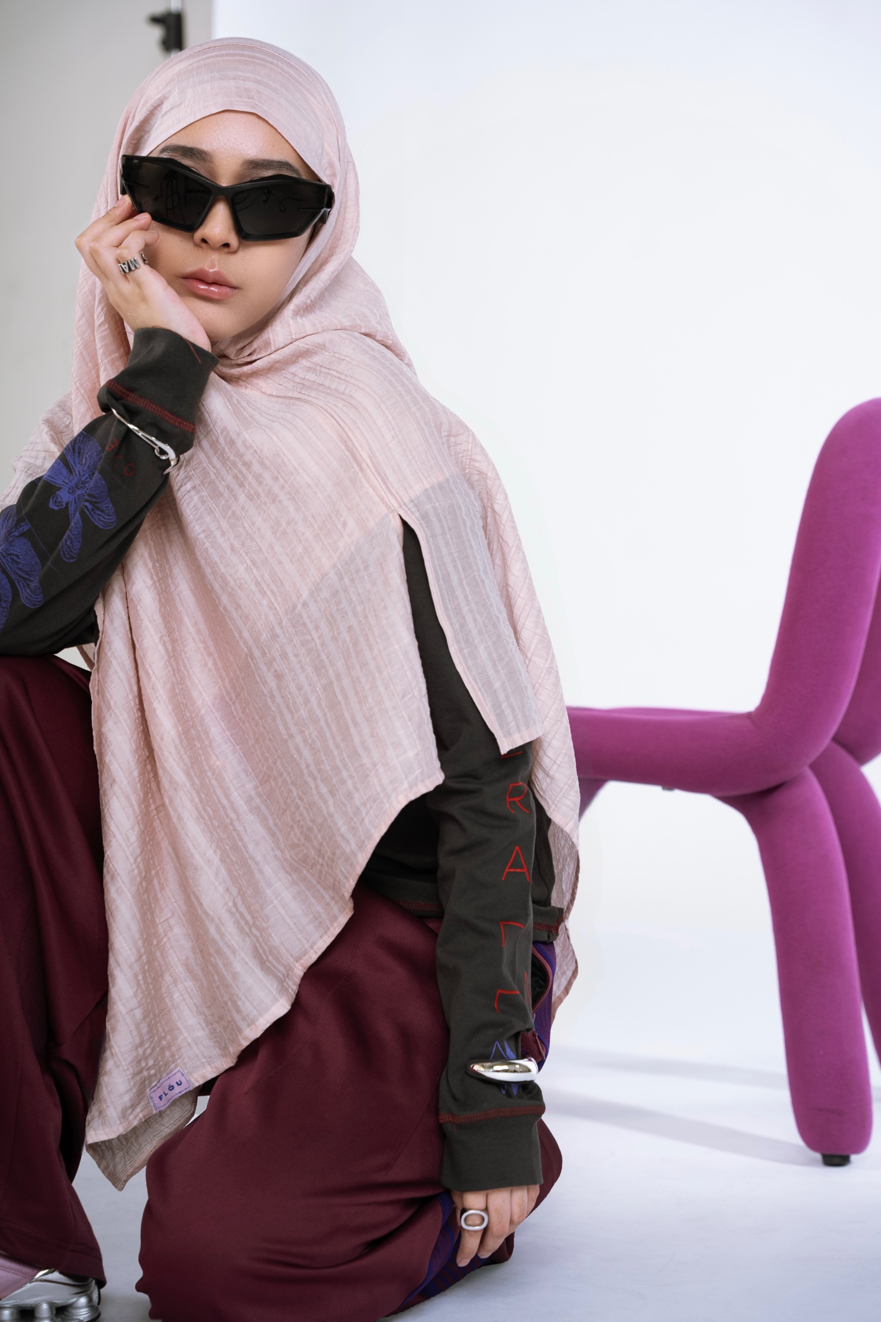 FLÖU - Bandana Pashmina Instant [Gou - Dusty]