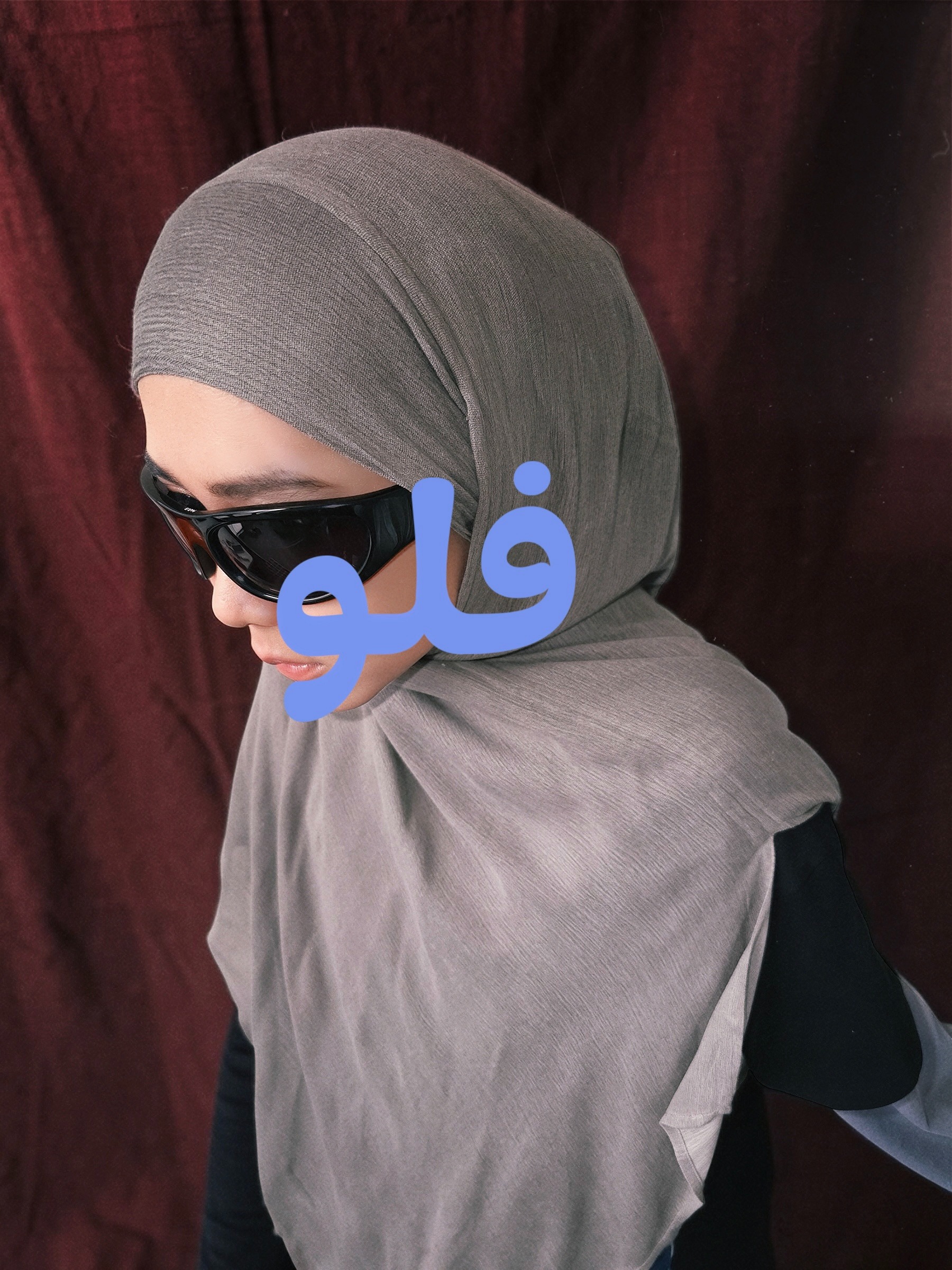 FLÖU - Bandana Pashmina Instant (Nezu - Grey)