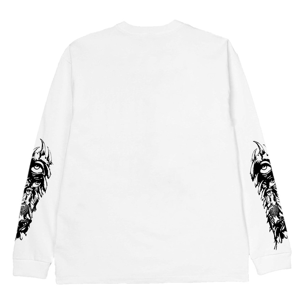 Hellfrog Tshirt Longsleeve Bedraise White Tees