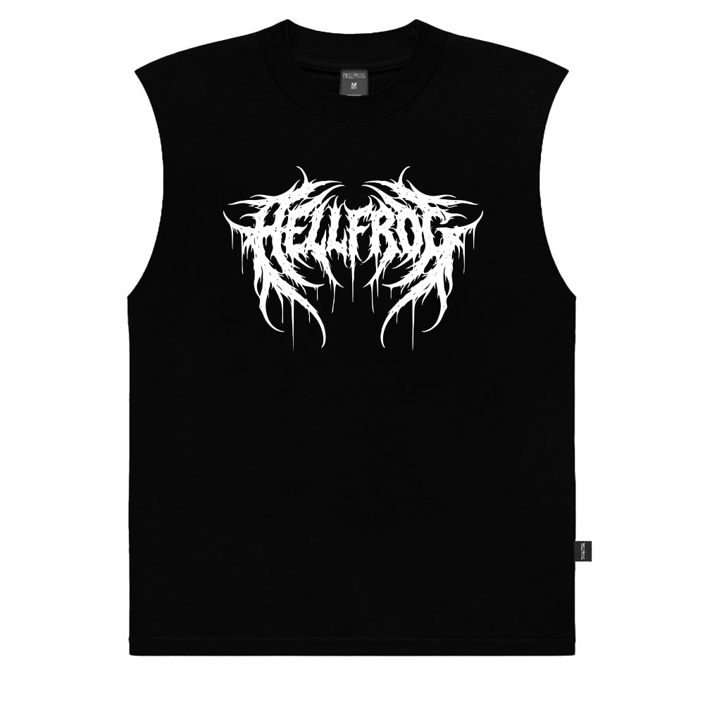 Hellfrog Kaos Singlet Heart Atom Black