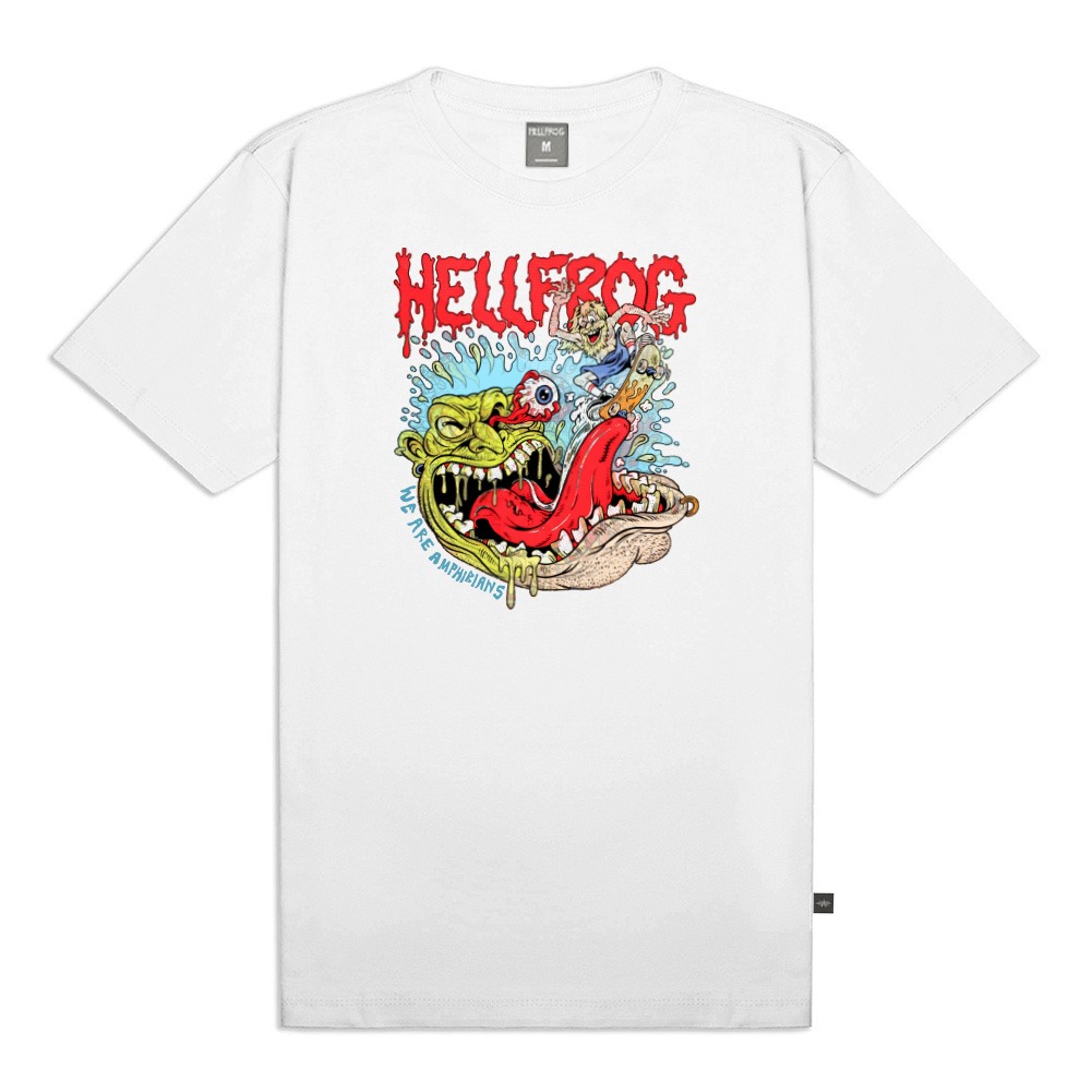 Hellfrog Tshirt Hulrep White Tees