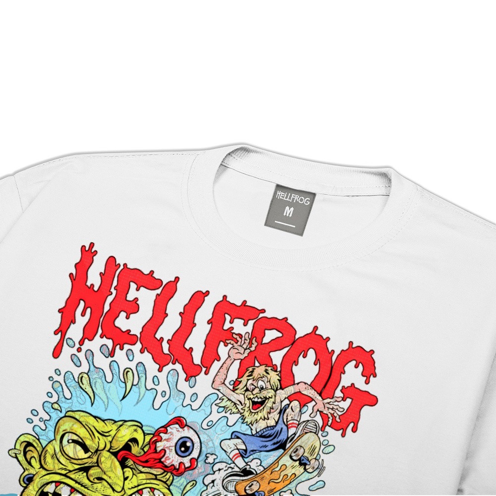 Hellfrog Tshirt Hulrep White Tees
