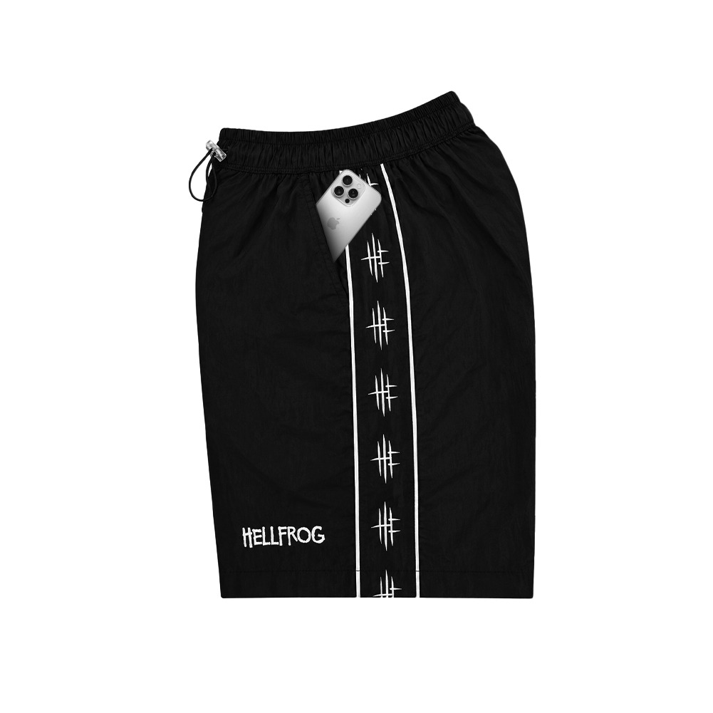 Hellfrog Boardshort Reflective Lemmy Black