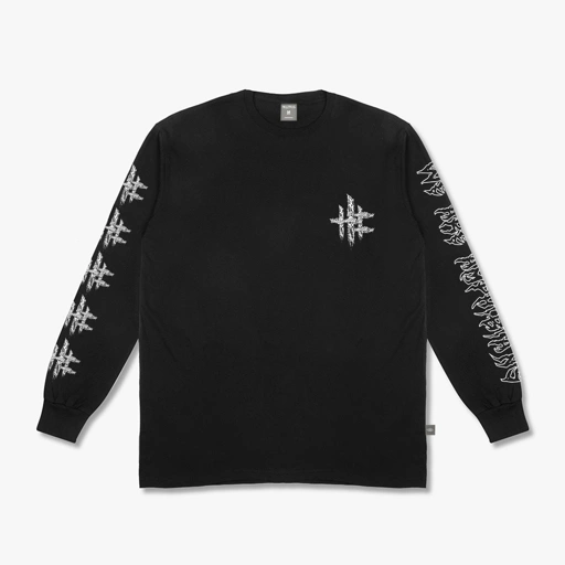 Hellfrog Tshirt Longsleeve Skudru Black Tees