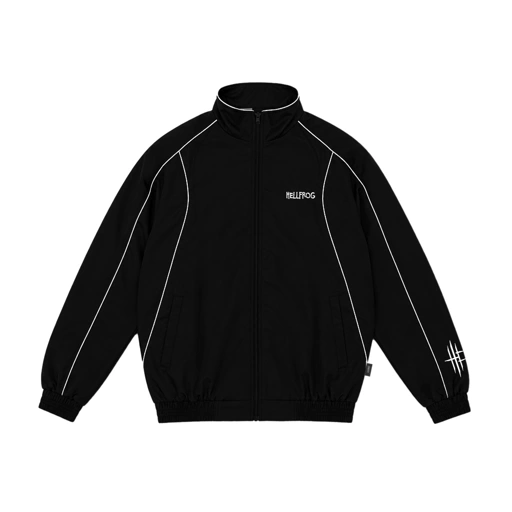 Hellfrog Tracktop Jacket Reflective Lumos Black