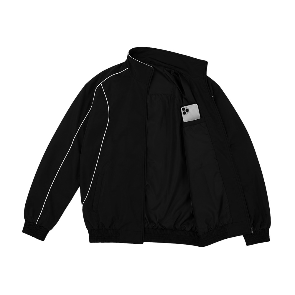 Hellfrog Tracktop Jacket Reflective Lumos Black