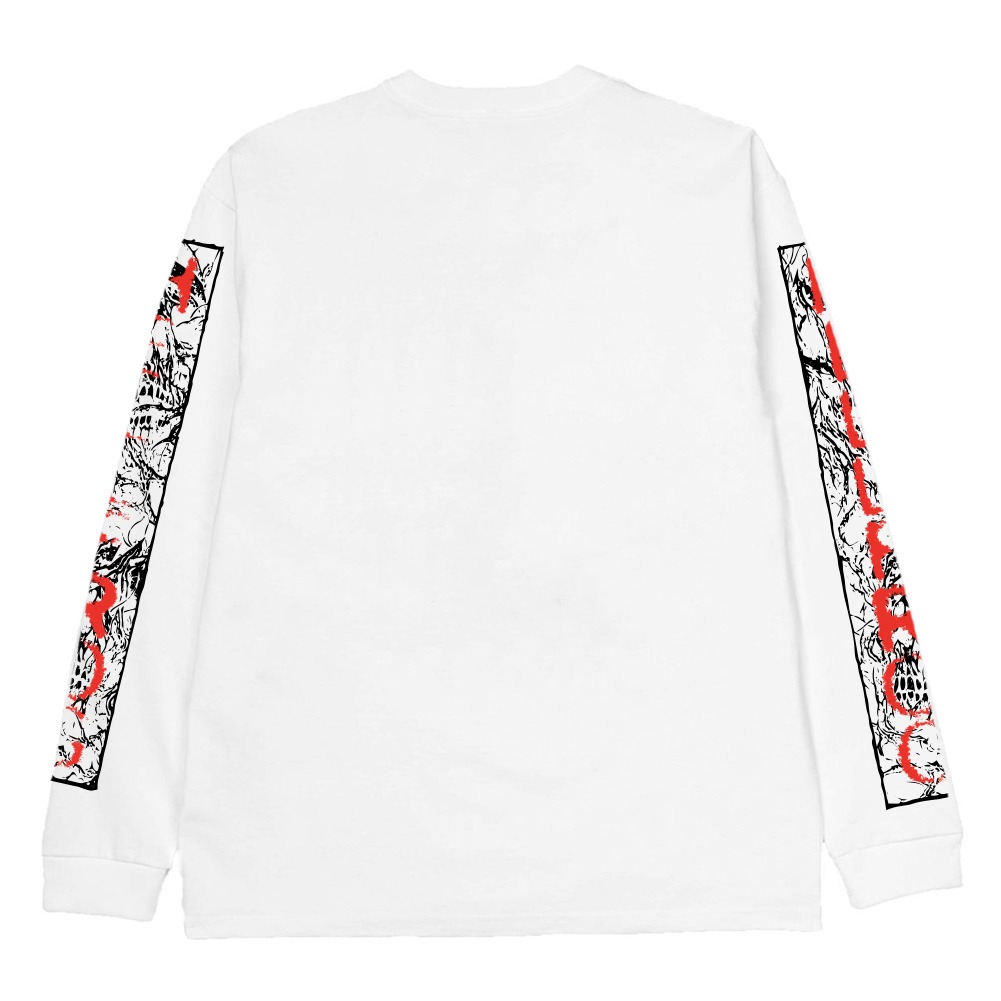 Hellfrog Tshirt Longsleeve Newt White Tees