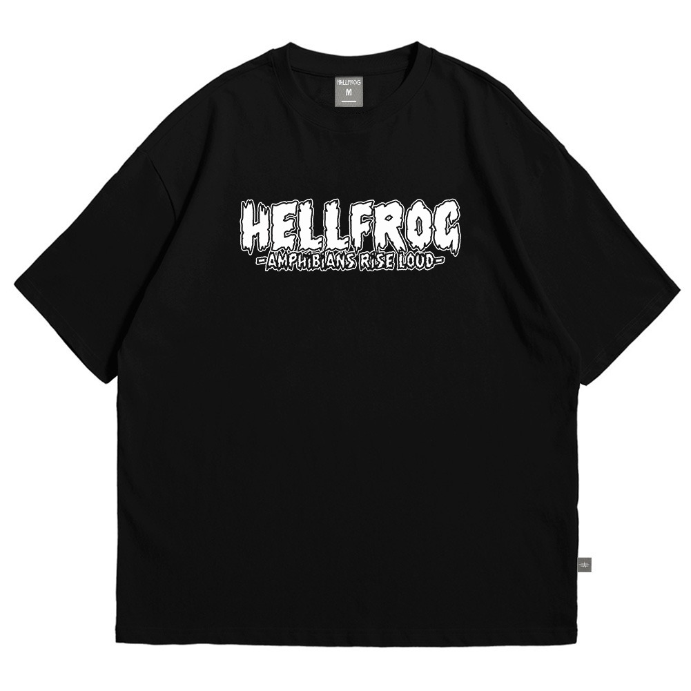 Hellfrog Tshirt Oversize Aerio Black Tees