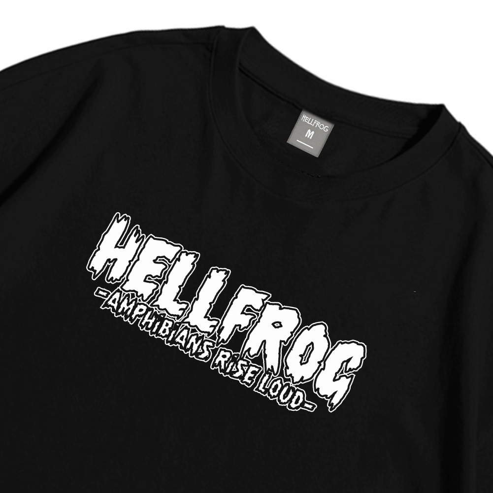 Hellfrog Tshirt Oversize Aerio Black Tees