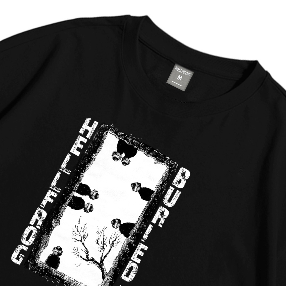 Hellfrog Tshirt Oversize Buried Black tees
