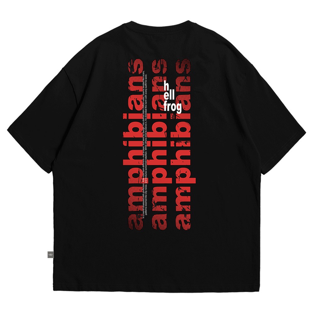 Hellfrog Tshirt Oversize Caleopi Black Tees