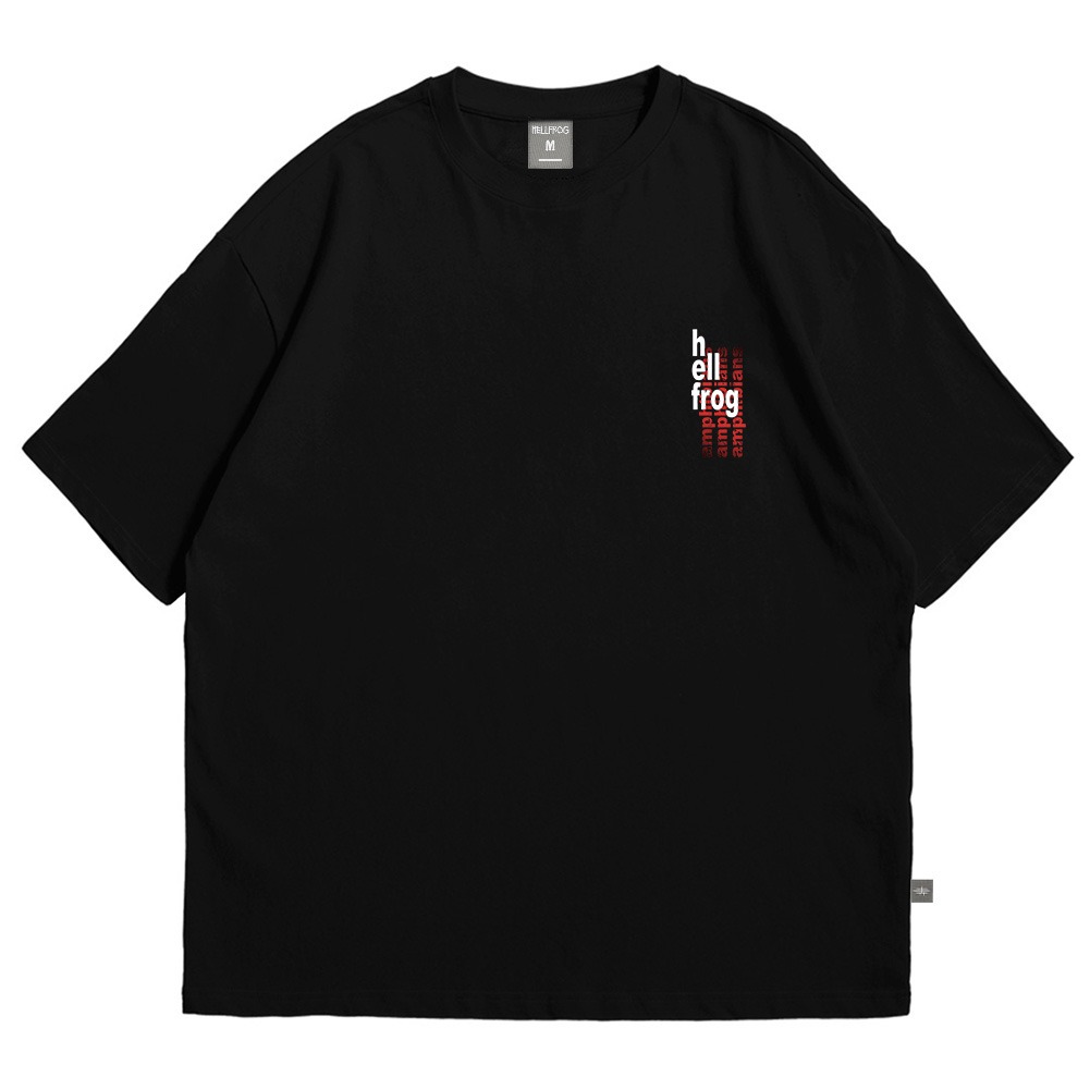 Hellfrog Tshirt Oversize Caleopi Black Tees