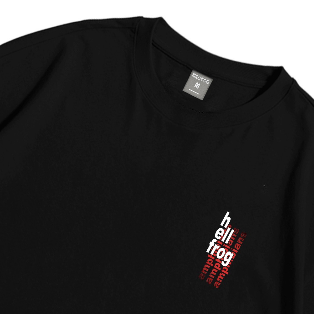 Hellfrog Tshirt Oversize Caleopi Black Tees