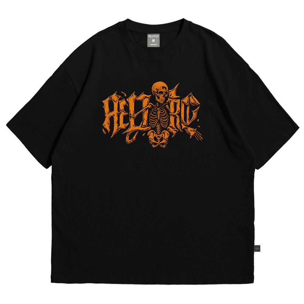 Hellfrog Tshirt Oversized Manson Black Tees