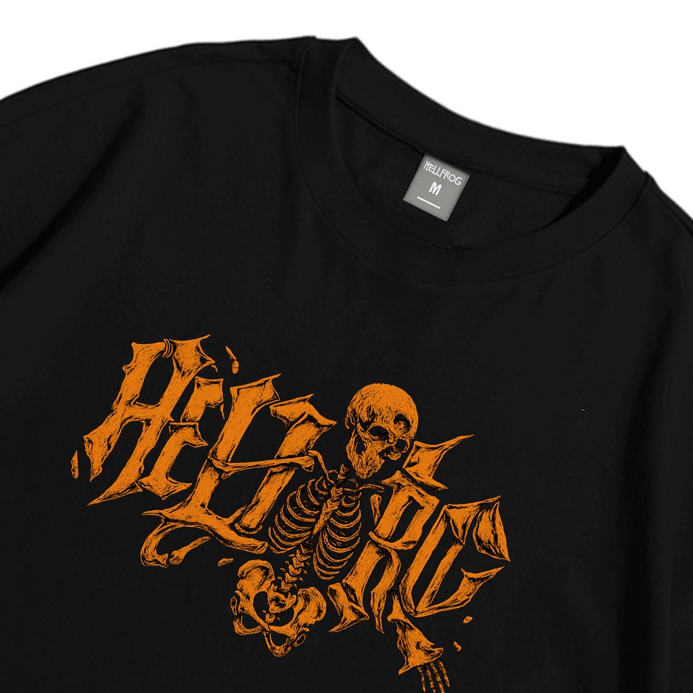 Hellfrog Tshirt Oversized Manson Black Tees