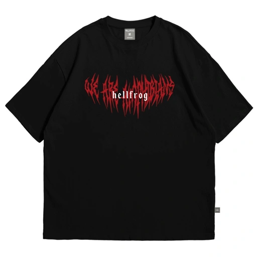 Hellfrog Tshirt Oversize Strike Black Tees
