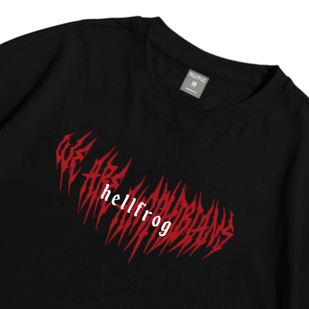 Hellfrog Tshirt Oversize Strike Black Tees