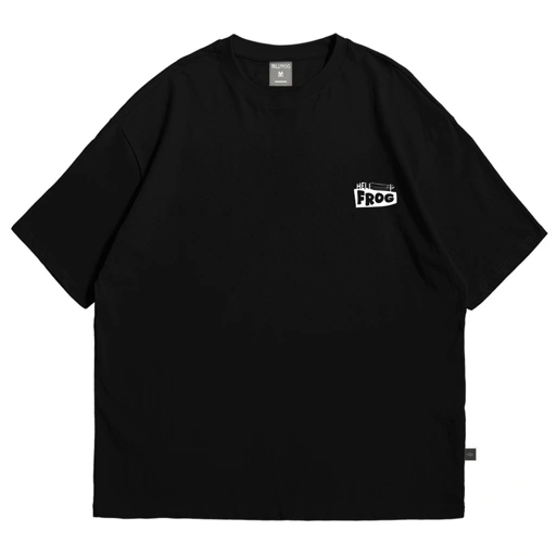 Hellfrog Tshirt Oversize Trail Black Tees