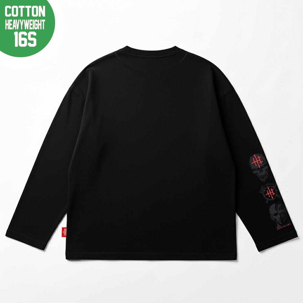 Hellfrog Tshirt Boxy 16s Longsleeve Master Of Puppet Black Tees