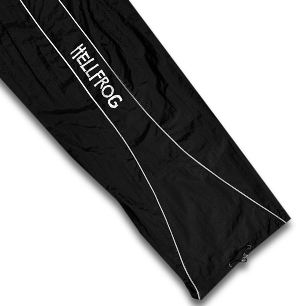 Hellfrog Track Pants Reflective Mammoth Black