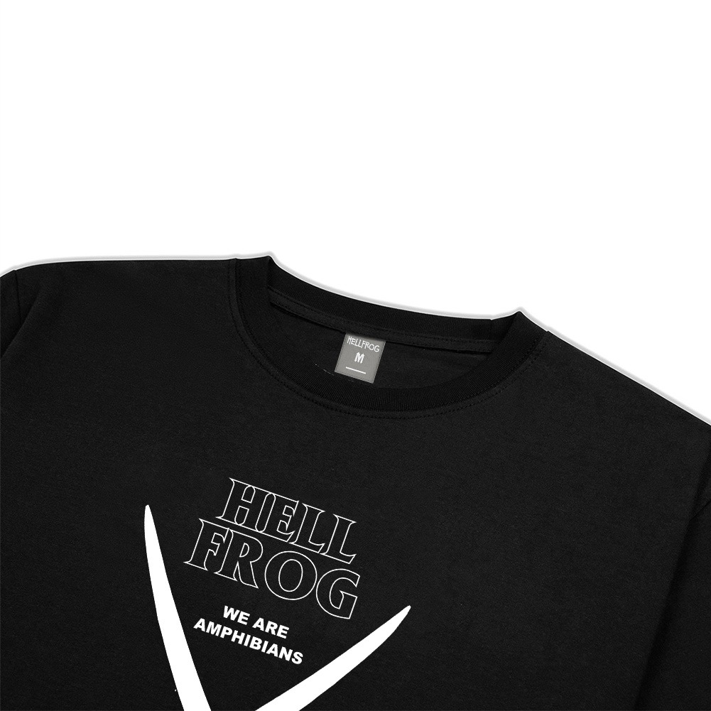 Hellfrog Tshirt Ripped Black Tees