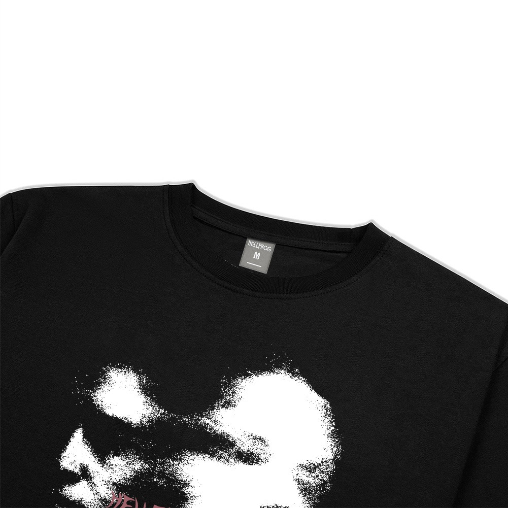 Hellfrog Tshirt Two Faces Black Tees